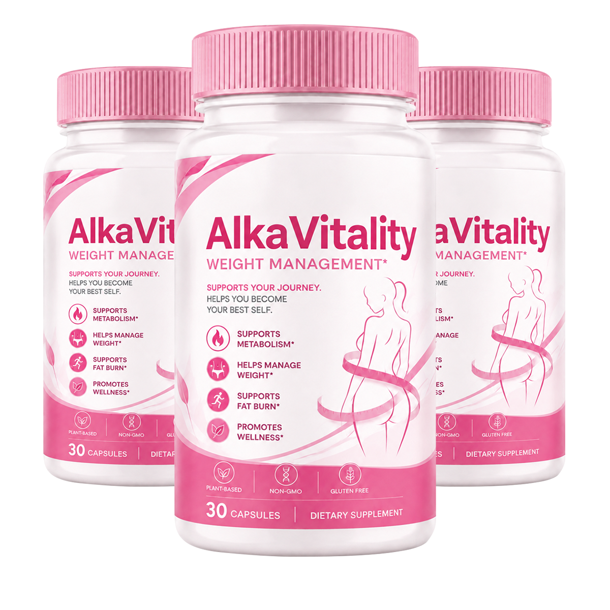 AlkaVitality three bottle package reviewed — 90 day supply of weight management capsules